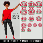 Load image into Gallery viewer, CHRISTMAS BOW CREW  DTF GANG SHEET
