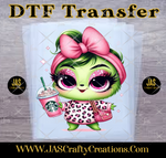 Load image into Gallery viewer, MEAN GREEN BABY GIRL READY TO PRESS TRANSFER
