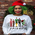 Load image into Gallery viewer, CHRISTMAS FRIENDS READY TO PRESS TRANSFER
