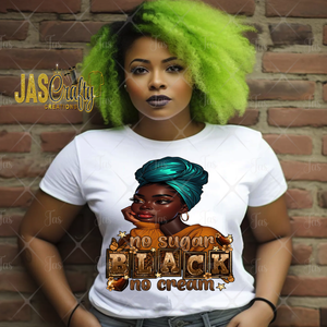 BLACK NO SUGAR NO CREAM READY TO PRESS TRANSFER