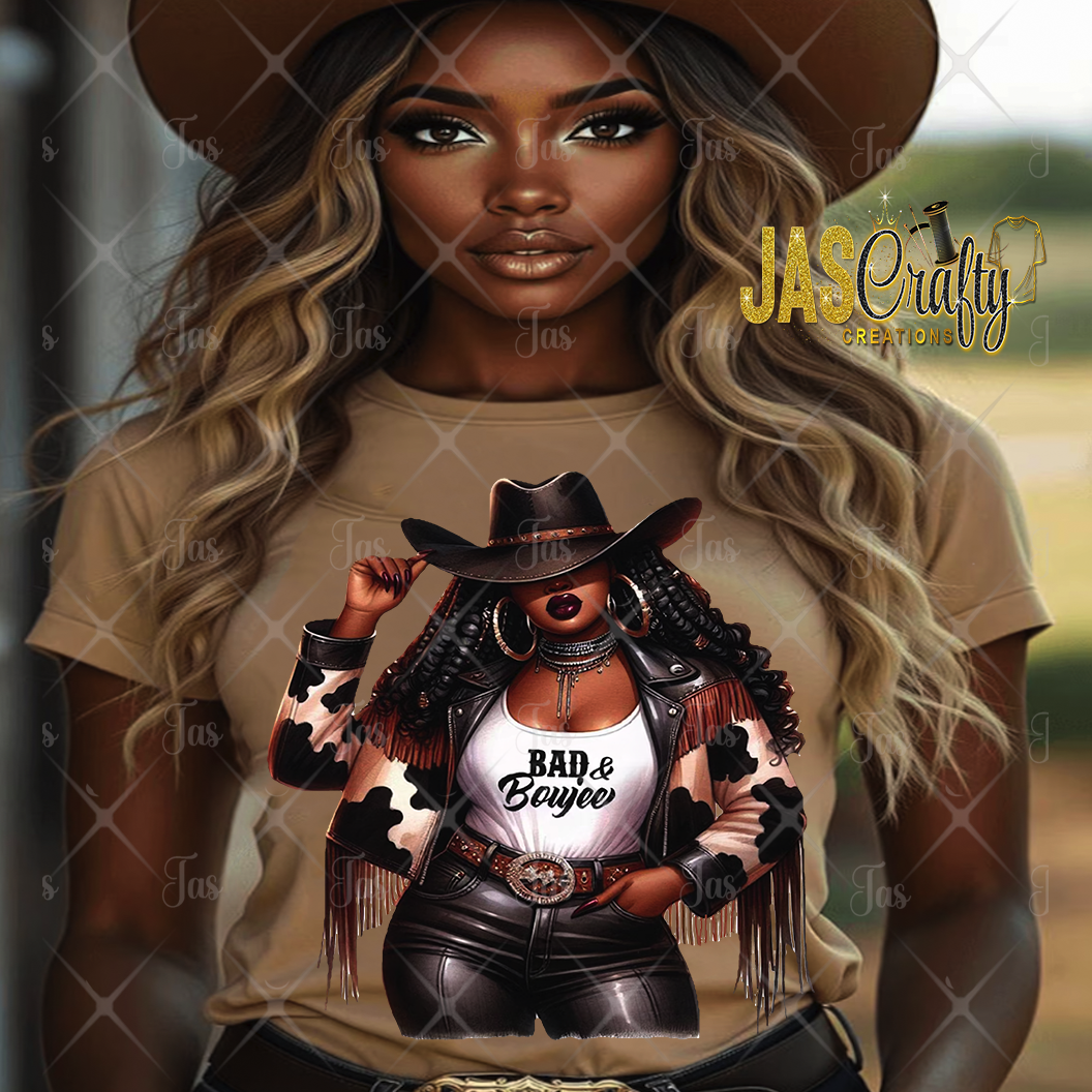 BAD AND BOUJEE COWGIRL SHIRT