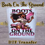 Load image into Gallery viewer, BOOTS ON THE GROUND PLAID READY TO PRESS TRANSFER
