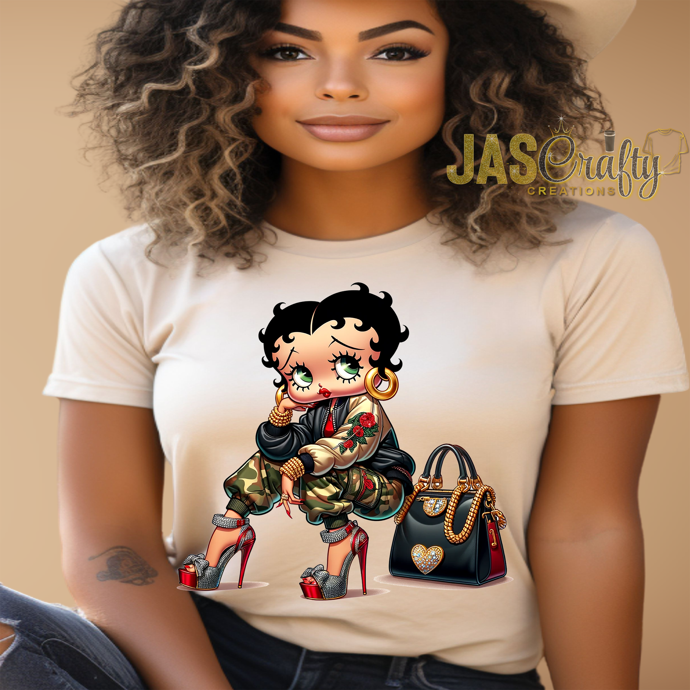 BETTY CAMO SHIRT