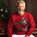 Load image into Gallery viewer, COOL SANTA CLAUS W THEY NOT LIKE US READY TO PRESS TRANSFER
