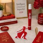 Load image into Gallery viewer, Delta Sigma Theta Fortitude Jumbo Pen and Holder
