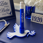 Load image into Gallery viewer, ZETA PHI BETA DOVE JUMBO PEN &amp; HOLDER
