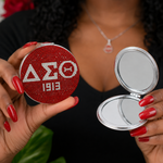 Load image into Gallery viewer, Delta Sigma Theta Bling Mirror Compact
