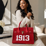 Load image into Gallery viewer, Delta Sigma Theta 1913 Bling-Pearl Tote
