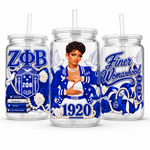 Load image into Gallery viewer, Zeta Phi Beta Glam Tumbler
