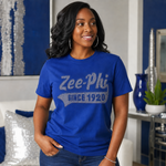 Load image into Gallery viewer, Zee Phi Since 1920 Rhinestone Shirt
