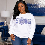 Load image into Gallery viewer, Zeta Phi Beta SOROR Rhinestone Shirt
