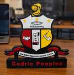 Load image into Gallery viewer, KAPPA ALPHA PSI SHEILD DESK SIGN
