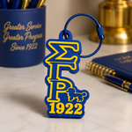 Load image into Gallery viewer, Sigma Gamma Rho Poodle Keychain
