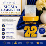 Load image into Gallery viewer, Sigma Gamma Rho Candle Holder
