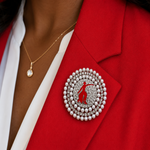 Load image into Gallery viewer, Delta Sigma Theta Fortitude Brooch
