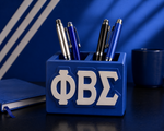 Load image into Gallery viewer, Phi Beta Sigma Greek Letter Pen Holder
