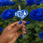 Load image into Gallery viewer, ZETA PHI BETA STRAW TOPPER

