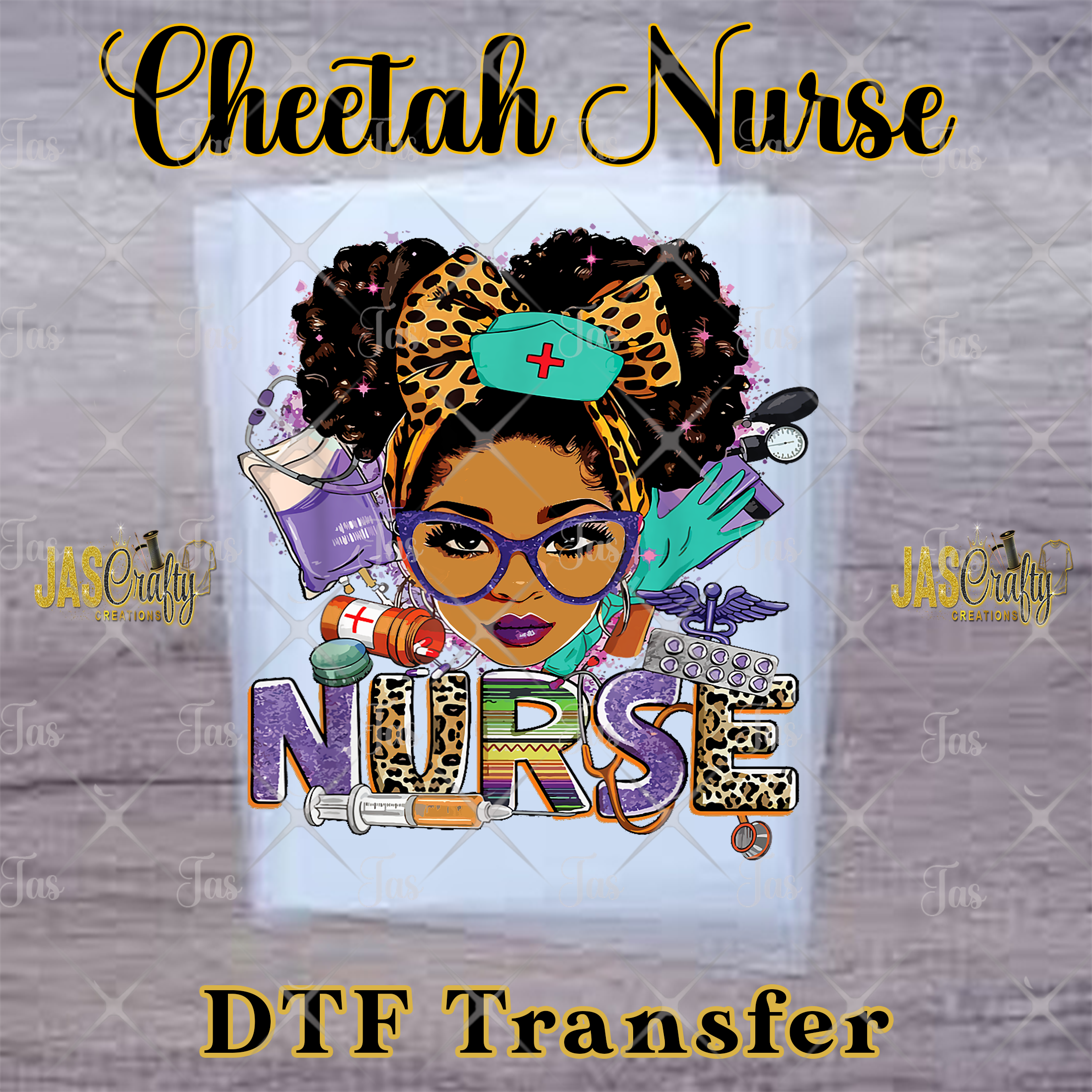 CHEETAH NURSE READY TO PRESS TRANSFER
