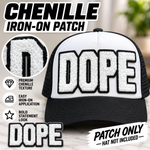 Load image into Gallery viewer, DOPE CHENILLE IRON ON PATCH
