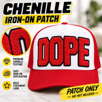 Load image into Gallery viewer, DOPE CHENILLE IRON ON PATCH
