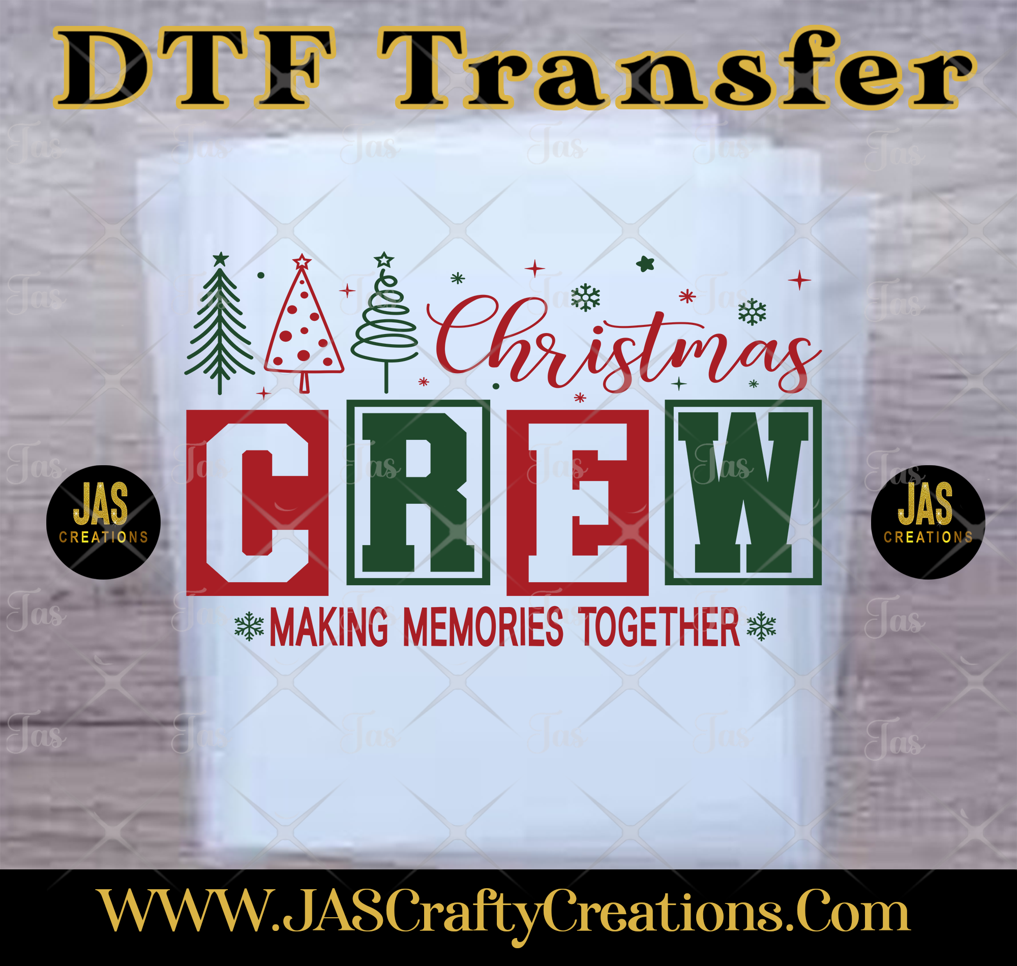 CHRISTMAS CREW READY TO PRESS TRANSFER