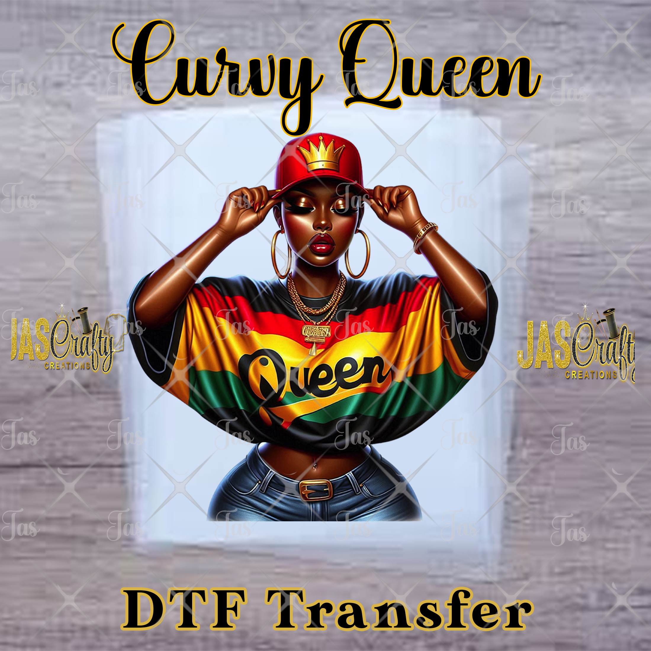 CURVY QUEEN READY TO PRESS TRANSFER