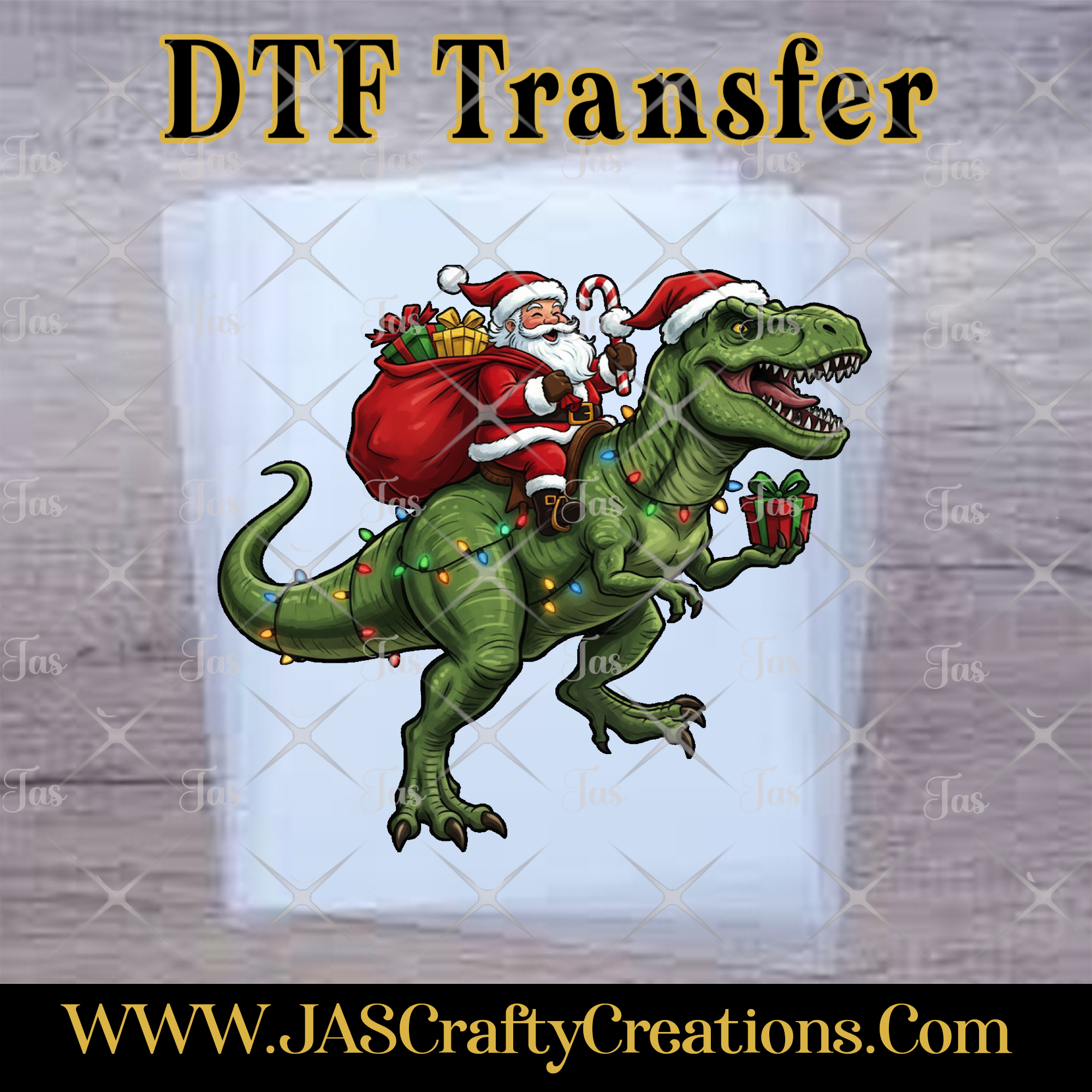 SANTA DINO READY TO PRESS TRANSFER