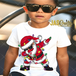 Load image into Gallery viewer, DABBING SANTA CLAUS READY TO PRESS TRANSFER
