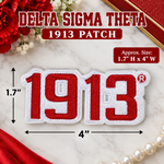 Load image into Gallery viewer, Delta Sigma Theta Small Embroidery Patches
