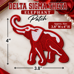 Load image into Gallery viewer, Delta Sigma Theta Small Embroidery Patches
