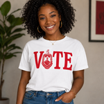 Load image into Gallery viewer, Delta Sigma Theta Vote White Shirt
