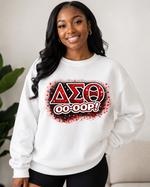 Load image into Gallery viewer, Delta Sigma Theta white Sweatshirt
