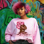 Load image into Gallery viewer, BREAST CANCER FAITH HOPE LOVE LADY SHIRT

