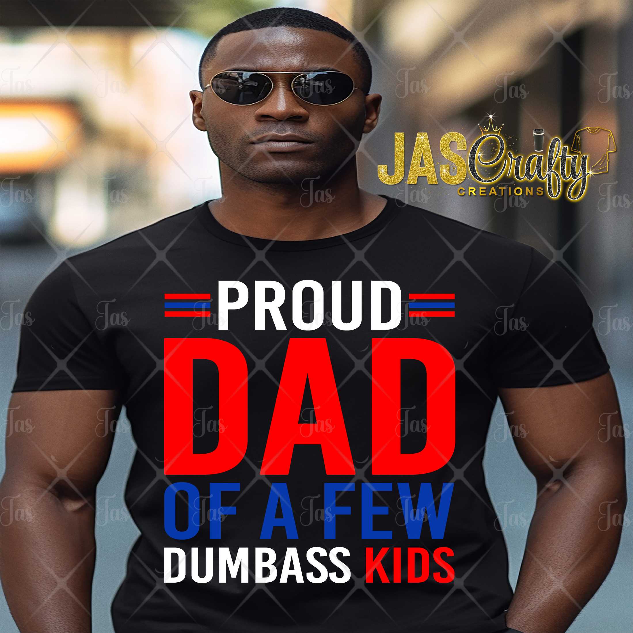 DAD DUMBASS KIDS  READY TO PRESS TRANSFER