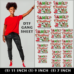 Load image into Gallery viewer, FAMILY CHRISTMAS MEMORIES DTF GANG SHEET
