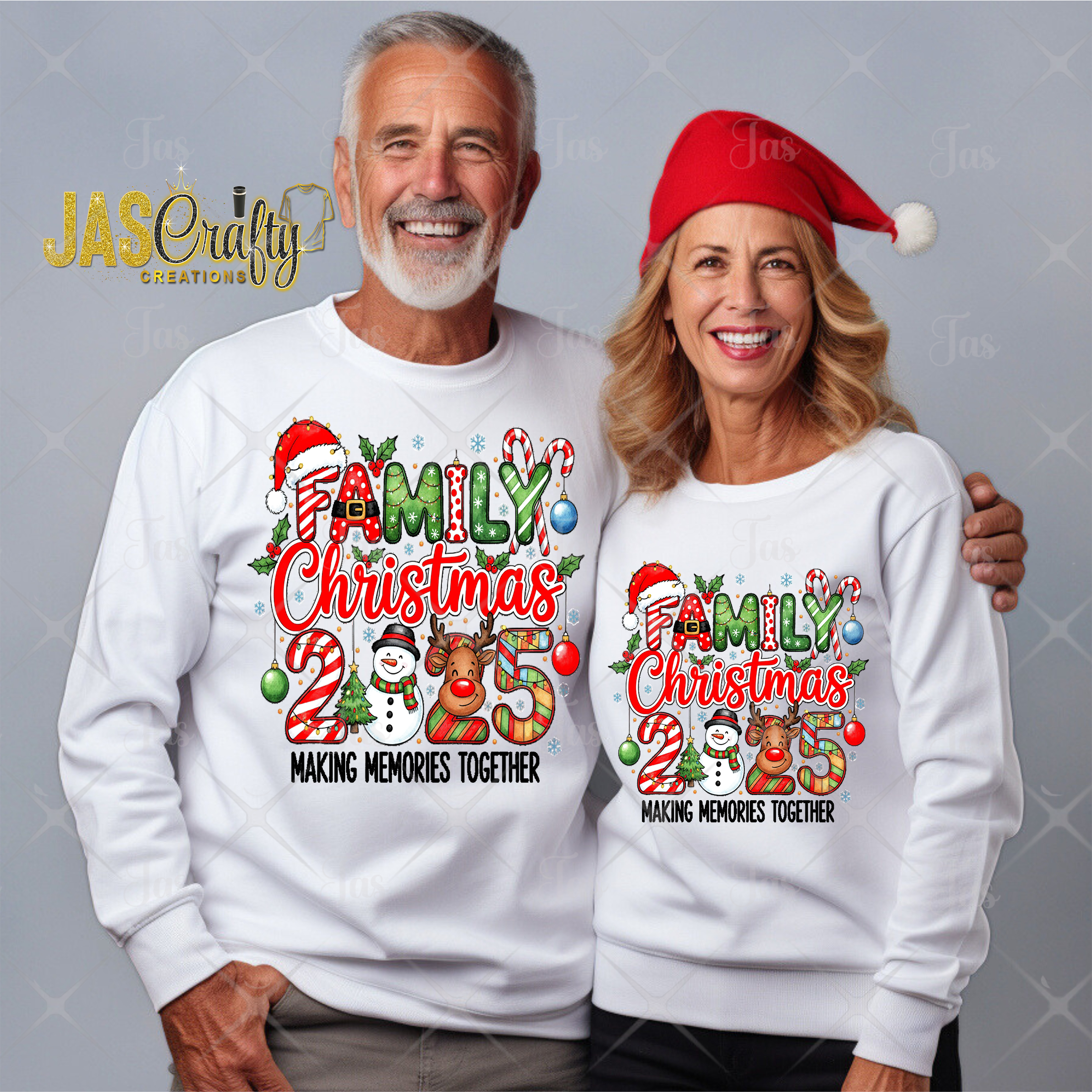 FAMILY CHRISTMAS 2025 MULTI DTF GANG SHEET