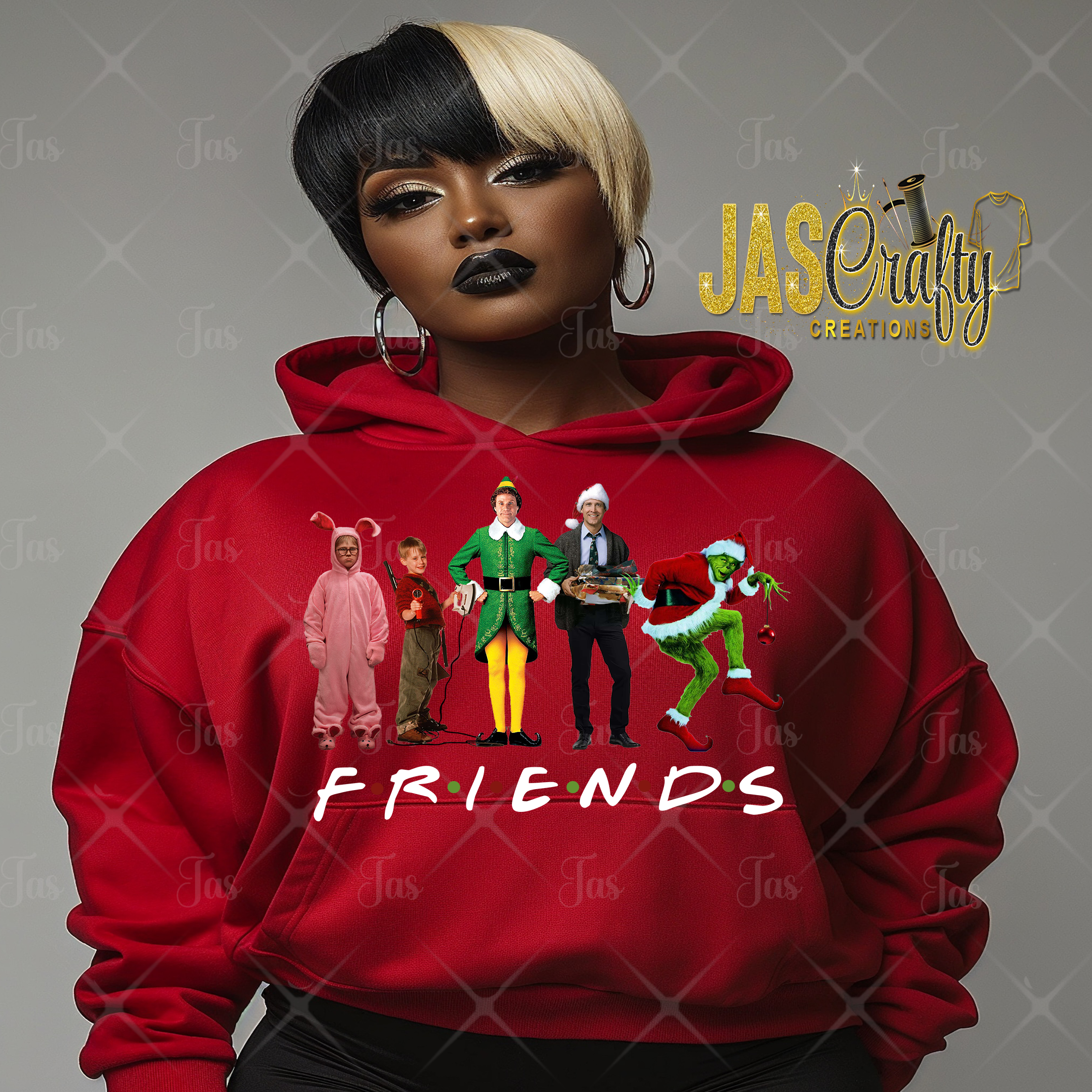 CHRISTMAS FRIENDS READY TO PRESS TRANSFER