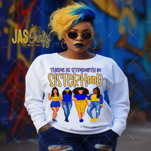 STRENGTH IN SISTERHOOD GAMMA RHO SHIRT