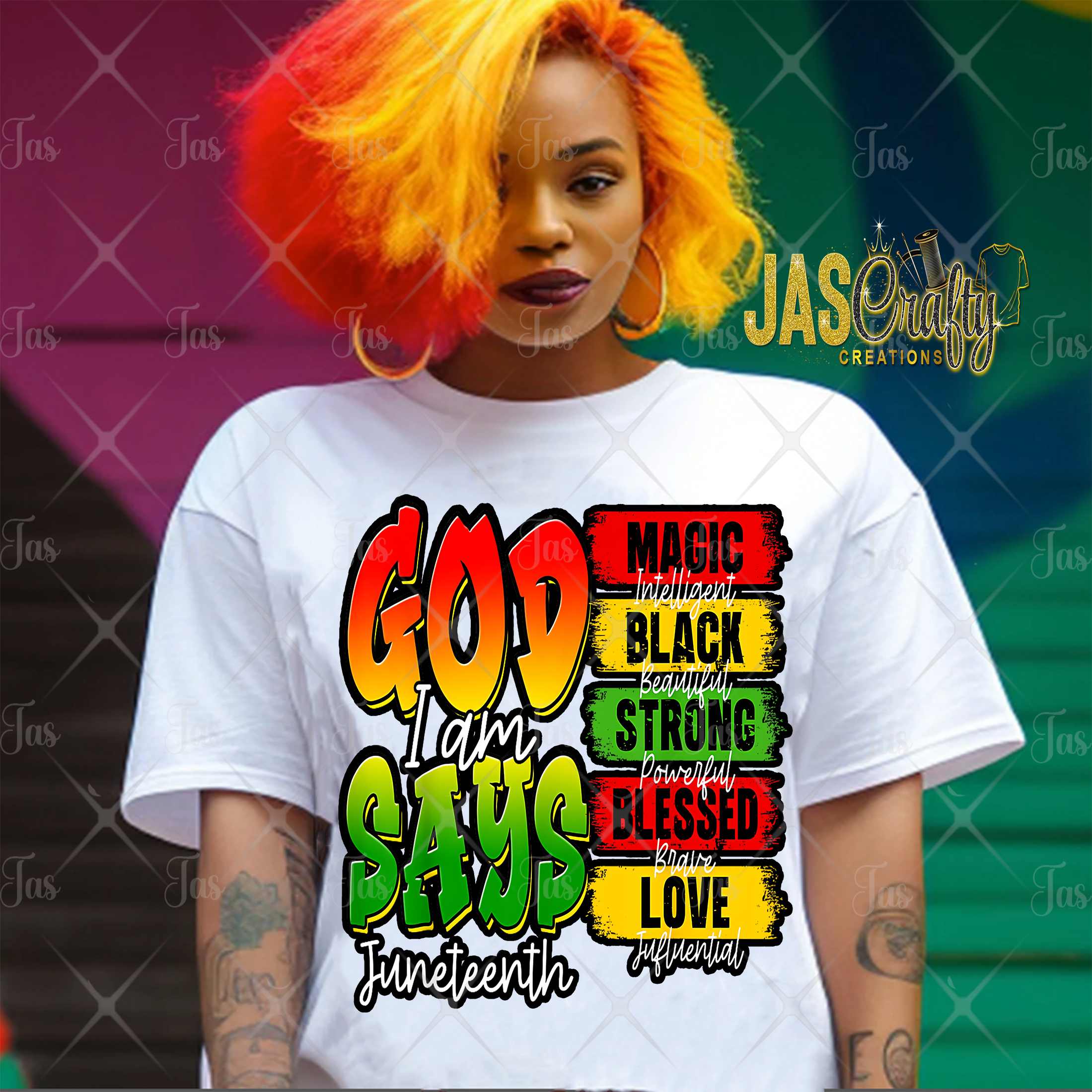 GOD SAYS I AM JUNETEENTH READY TO PRESS TRANSFER