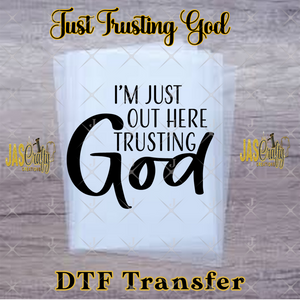 IM JUST OUT HERE TRUSTING GOD READY TO PRESS TRANSFER