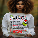 Load image into Gallery viewer, MEAN GREEN GUY IM BOOKED SWEATSHIRT
