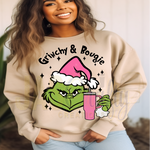 Load image into Gallery viewer, MEAN GREEN GUY &amp; BOUGIE  SWEATSHIRT
