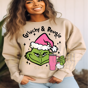 MEAN GREEN GUY & BOUGIE  SWEATSHIRT