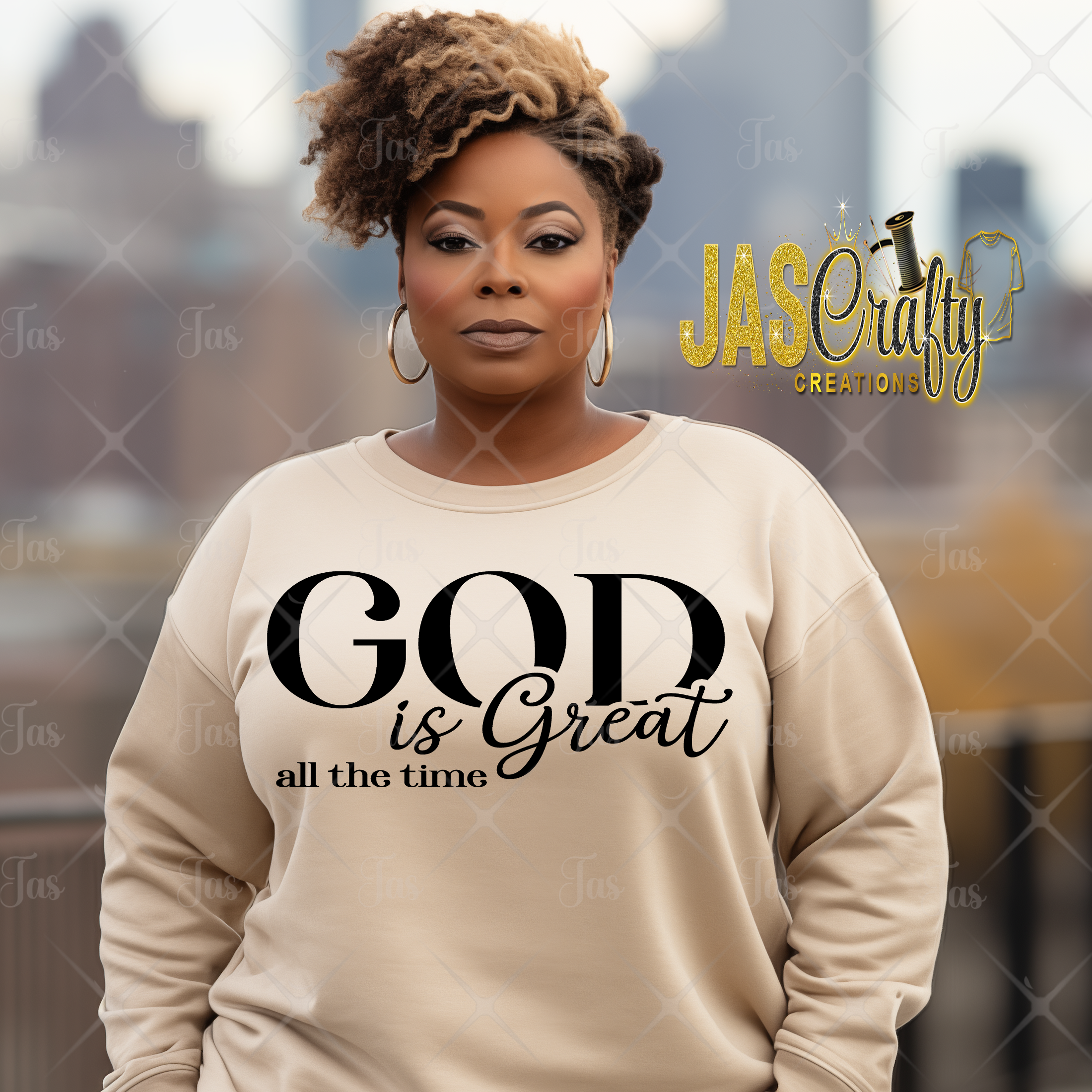 GOD IS GREAT ALL THE TIME READY TO PRESS TRANSFER