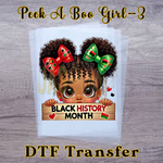 Load image into Gallery viewer, BLACK HISTORY MONTH PEEK A BOO KIDS READY TO PRESS TRANSFERS
