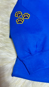FORT VALLEY STATE UNIVERSITY GLITTER EMBROIDERED SWEATSHIRT