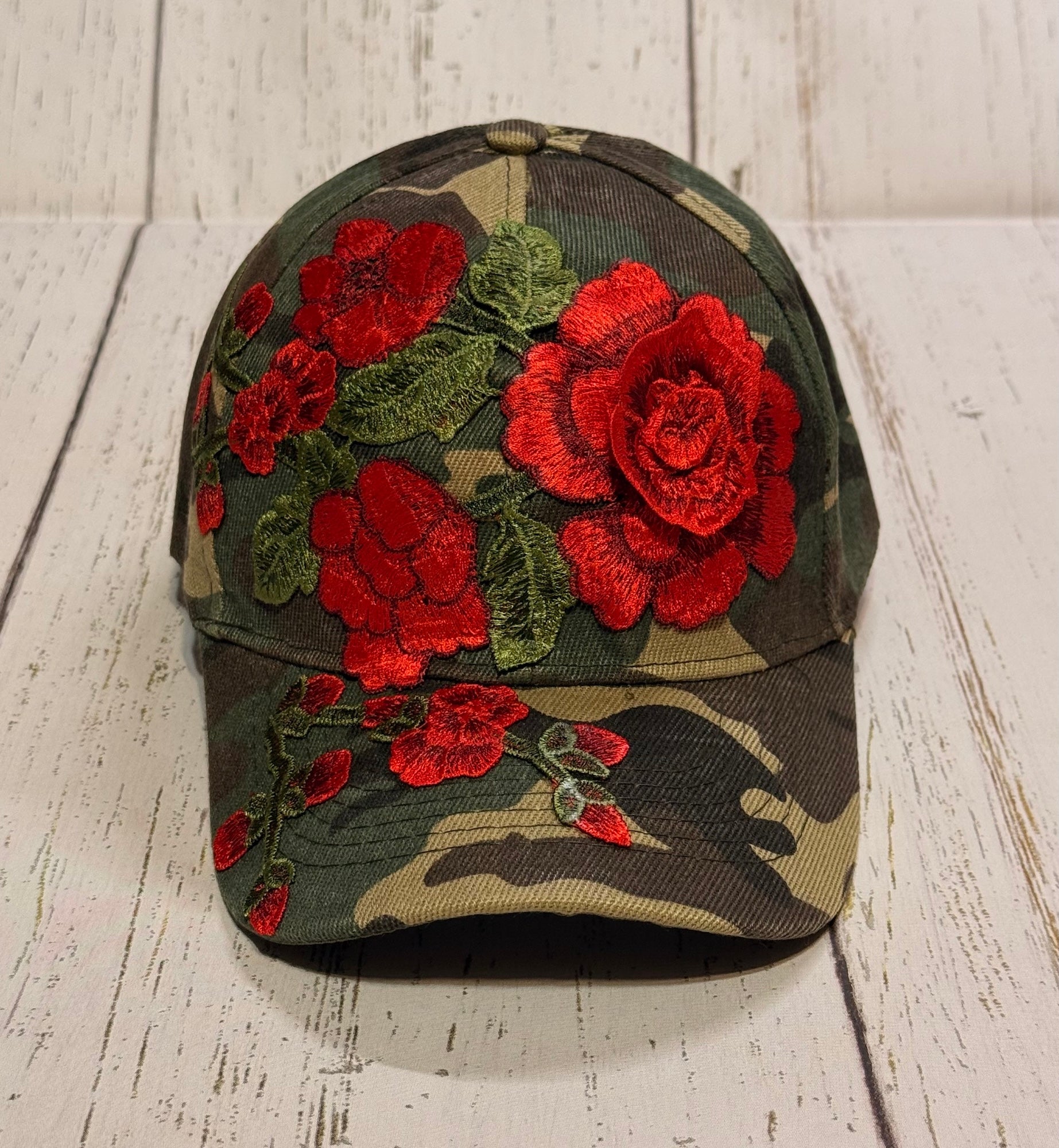FLORAL CAMOUFLAGE HAT
