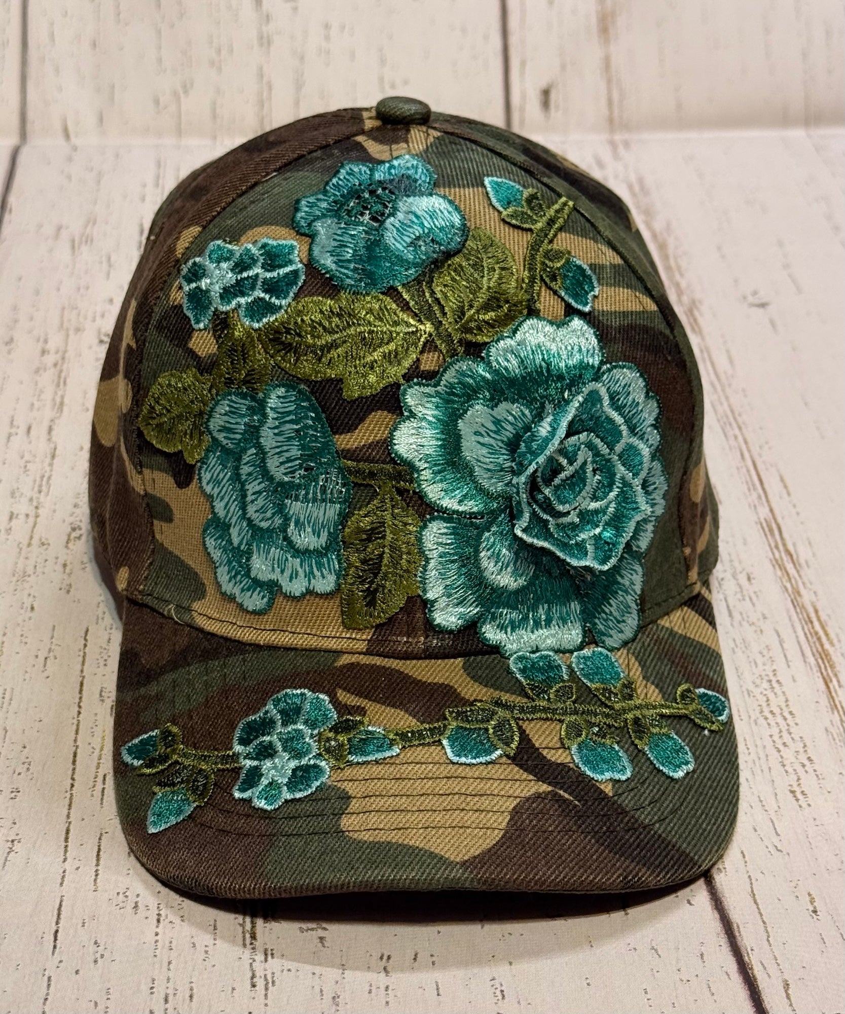 FLORAL CAMOUFLAGE HAT