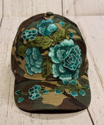 Load image into Gallery viewer, FLORAL CAMOUFLAGE HAT
