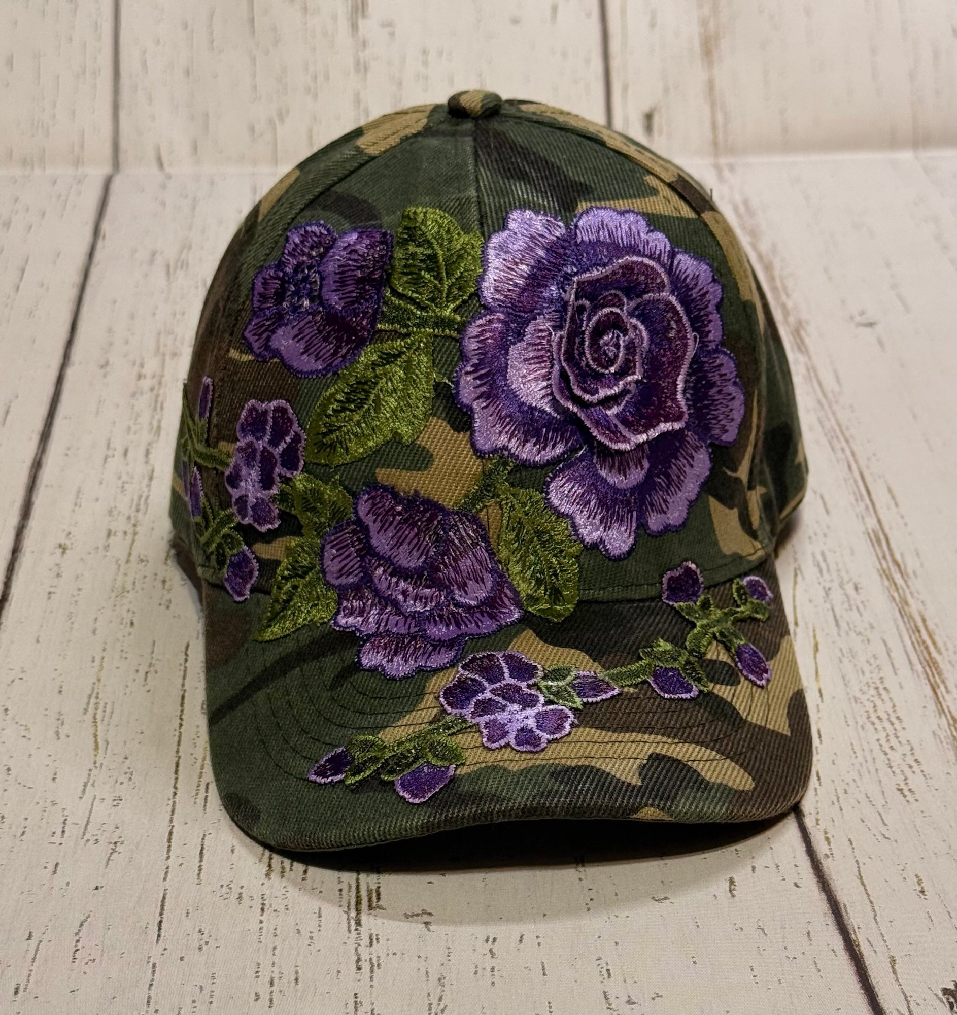 FLORAL CAMOUFLAGE HAT